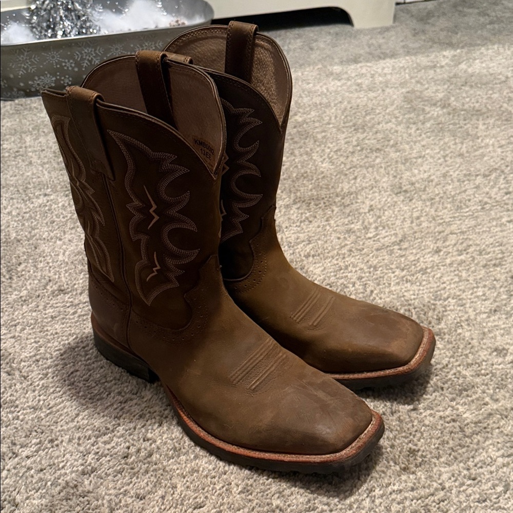 Wrangler Dark Brown Cowboy Boots